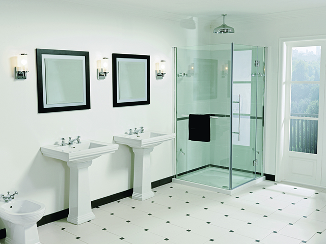 UK Bathrooms Classic Ceramic flooring