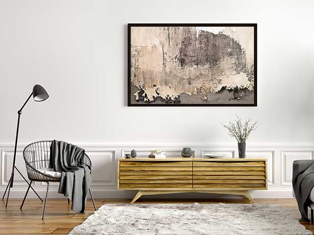 2022 colour trend predictions chalk in minimalist living room