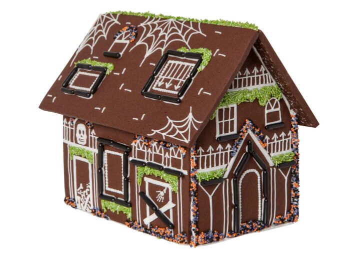 Forget waiting until Christmas for a gingerbread house, make a haunted Halloween house your new tradition