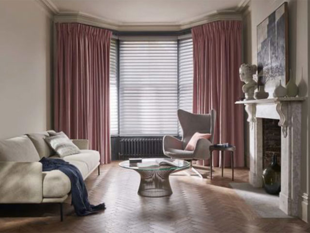 curtain trends: pink velvet by Sanderson for Hillary's