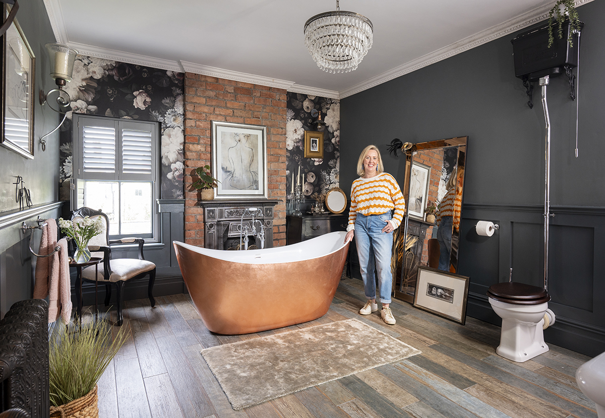 Sacrificing a bedroom for a spectacular bathroom makeover