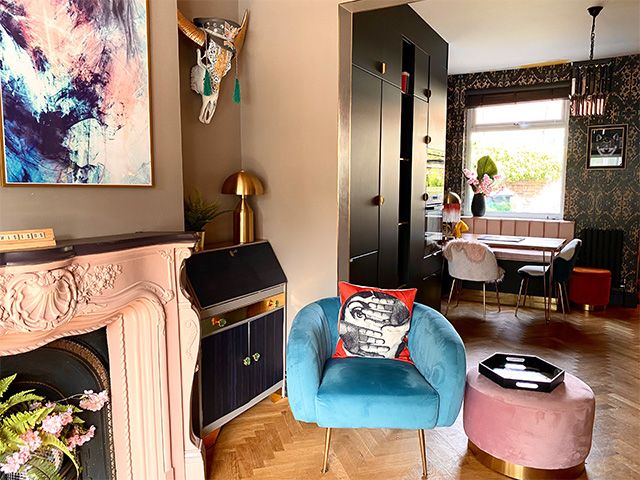 eclectic living room