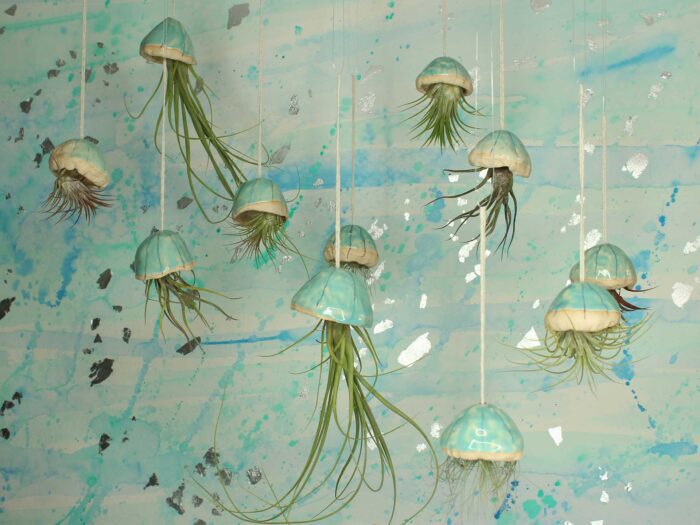 Jellyfish air planters are a fun addition to a wet room