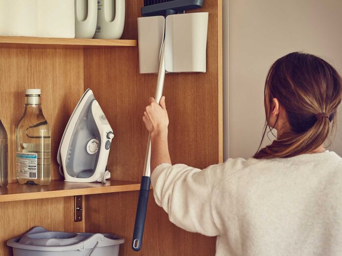 Keep your cleaning station easy to access and well stocked