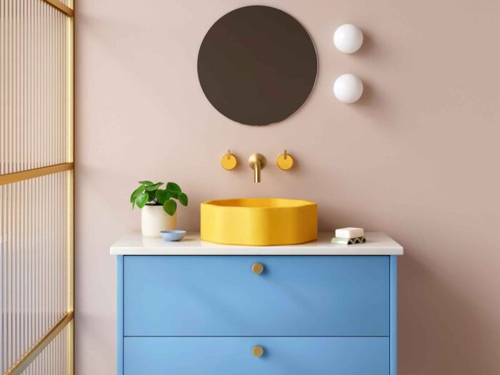 B.C Bathrooms have imagined how Dulux's Colour of the Year 2025 could be imagined