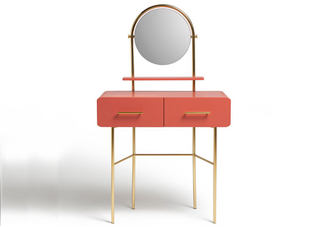 Wilderness two-drawer dressing table in coral, Habitat