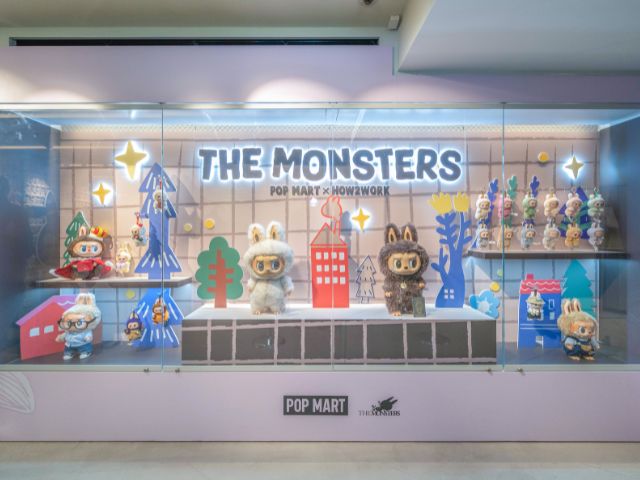 Labubu's appeared at a pop up in Harrods