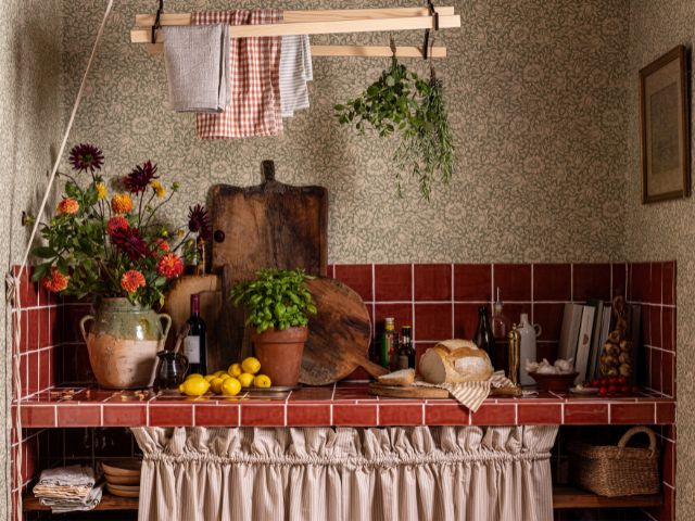 Nonna inspired kitchen by Marlborough Tiles