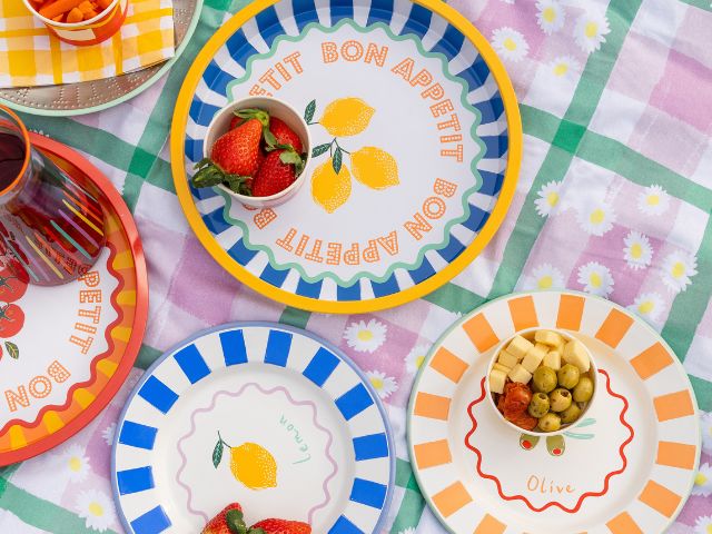Fruit based tableware from Talking Tables