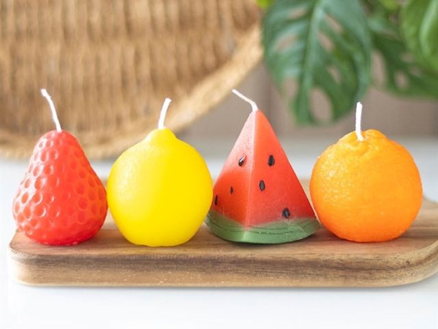 Fruit candles from Tenovus Cancer Care