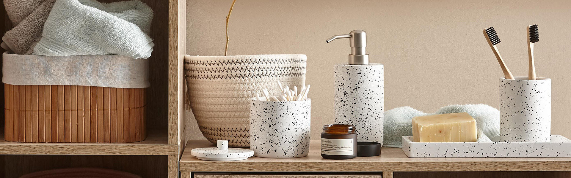 warm wooden neutral bathroom scheme - cosy bathroom ideas - goodhomesmagazine.com