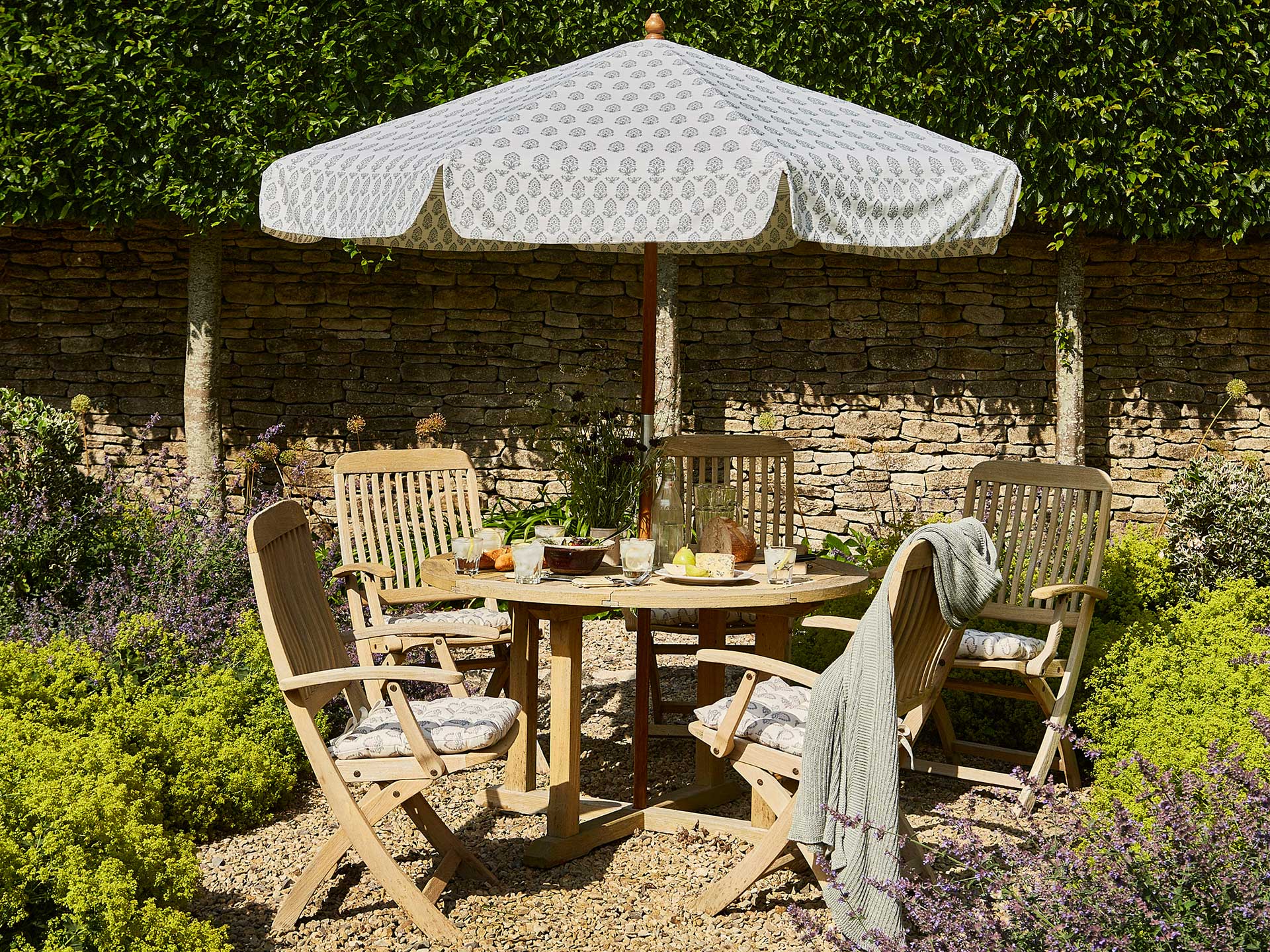 Weaver Green's new fern print parasols are a chic place to take shade