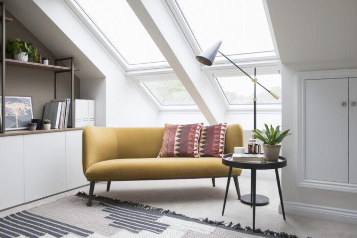 Wilson house sofa window