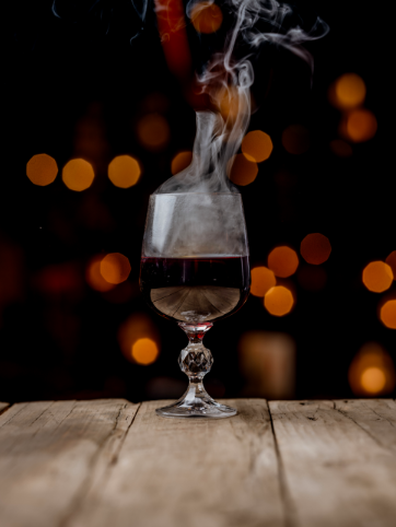 Christmas cocktails masterminded by Ilya Demenkov