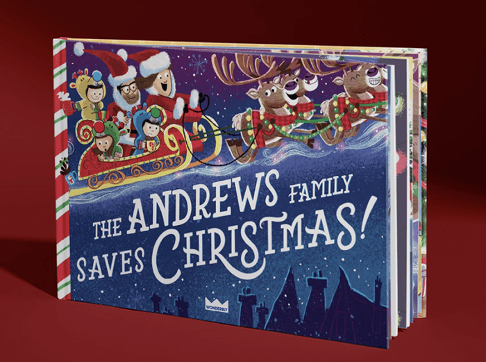 Wonderbly Christmas book